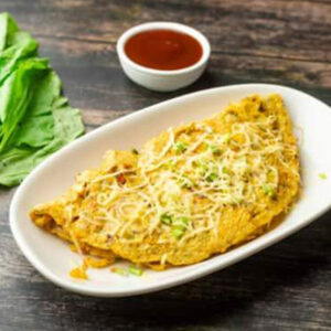 CHEESE MASALA OMELETTE